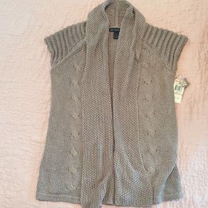 NWT Gorgeous cap sleeve drape cardigan